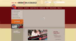 Desktop Screenshot of college.bm