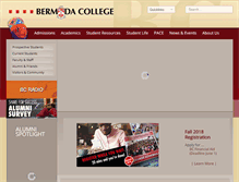 Tablet Screenshot of college.bm